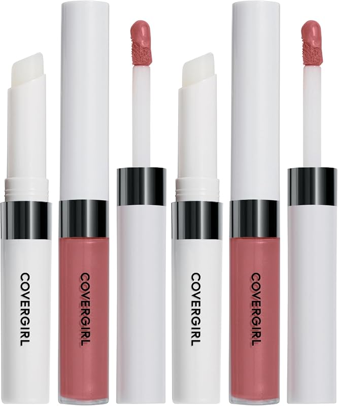 COVERGIRL Outlast All-Day Lip Color With Topcoat, Natural Blush (Pack of 2)