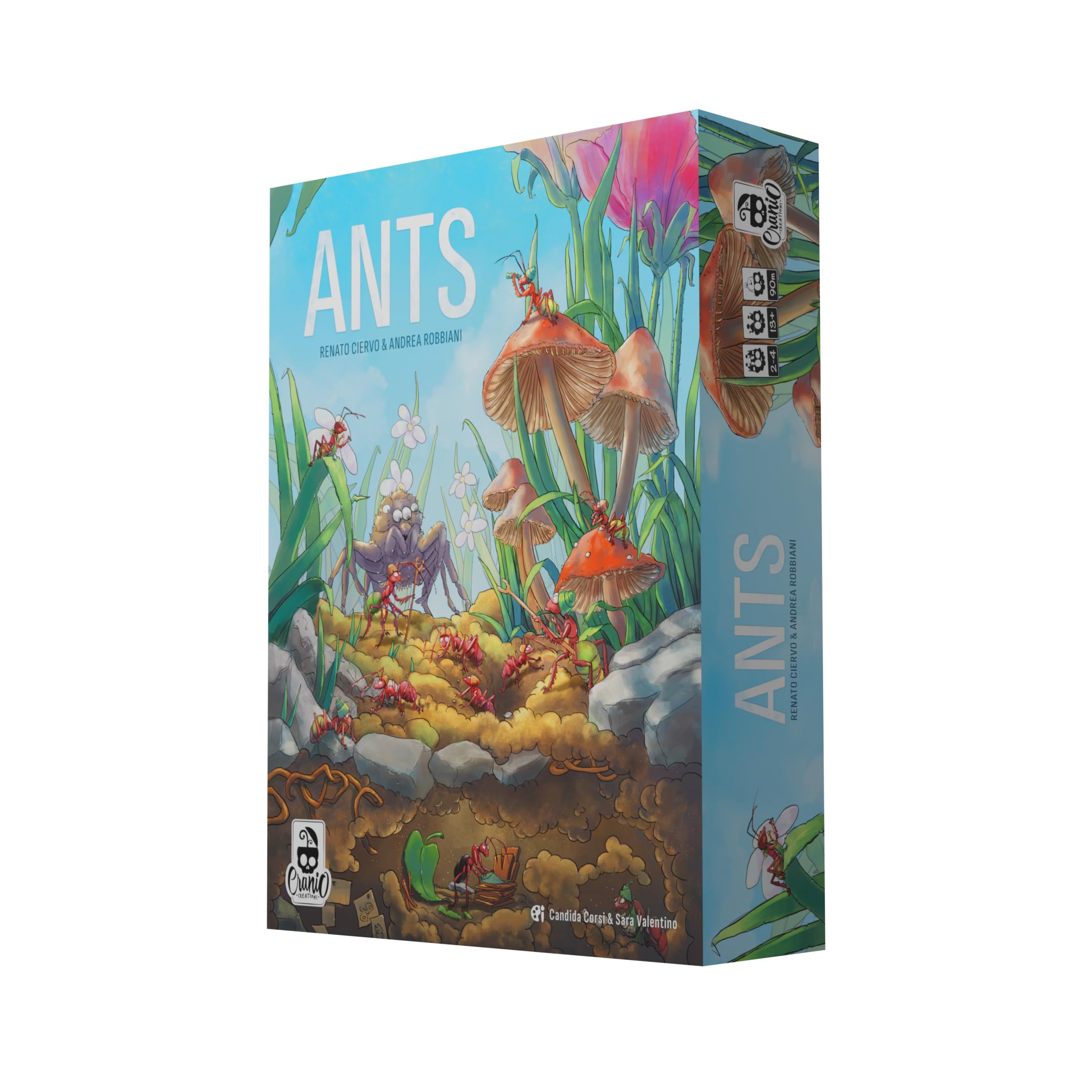Cranio Creations - Ants - Formiche Alla Conquista Del Giardino - 2-4 Giocatori, 90 Min - Gioco Per Esperti – Età 13+ - Edizione in Lingua Italiana