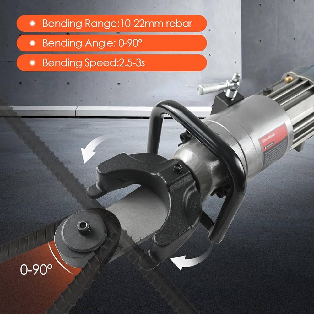 値下げ  鉄筋曲げ機(送料込に致します) Amazon | CENTALL 電動鉄筋ベンダー 1150 W 油圧鉄筋曲げ機 7/8
