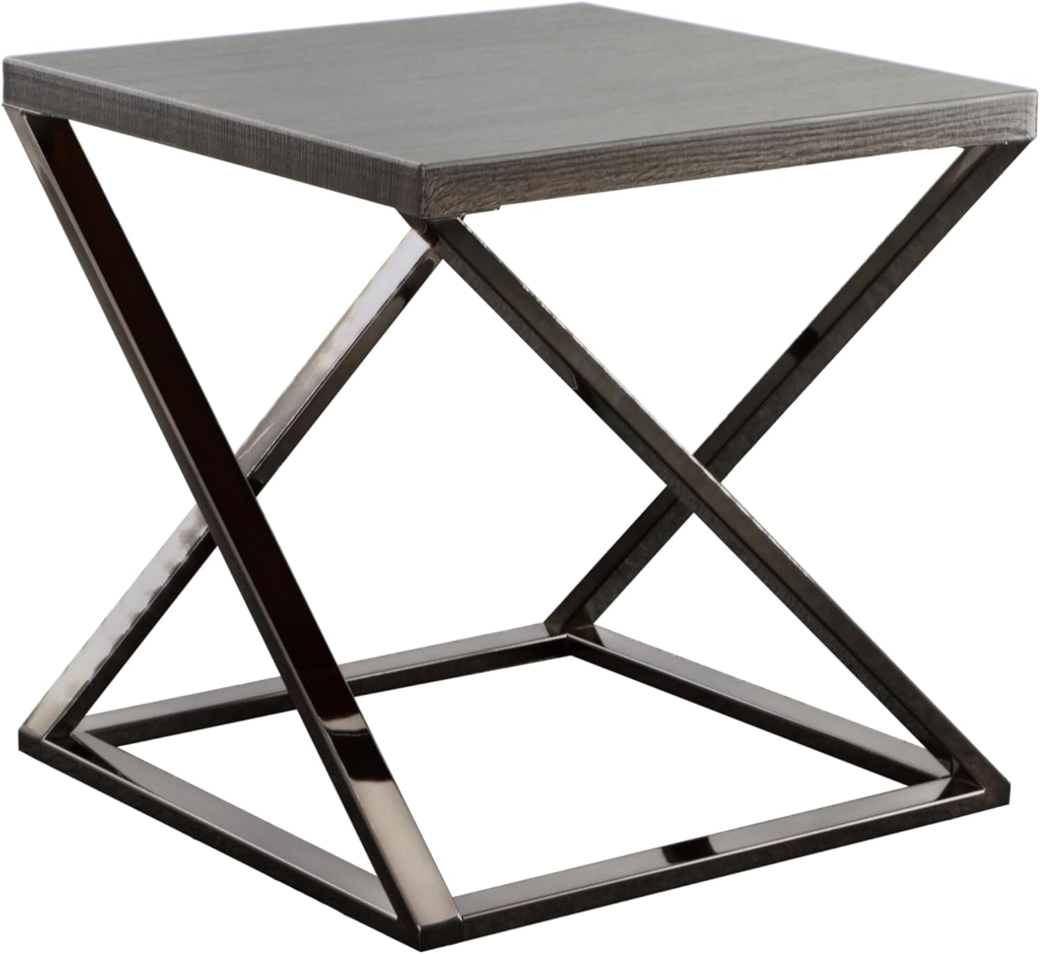 Steve Silver Company Aegean Table,Brown,23" L x 23" W x 23" H