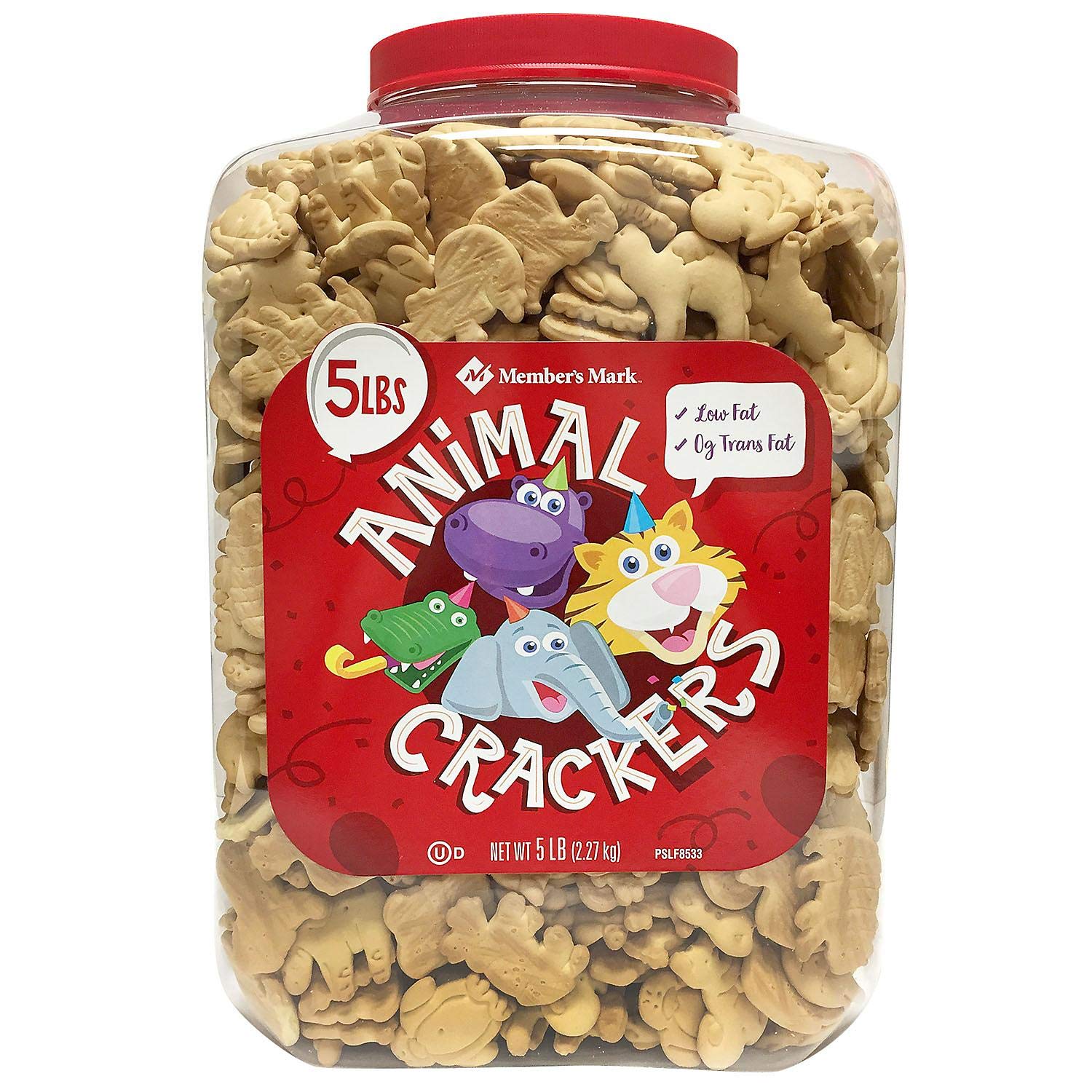 11 animal shapes Animal Crackers 2Packs (5 lbs.) No trans fat