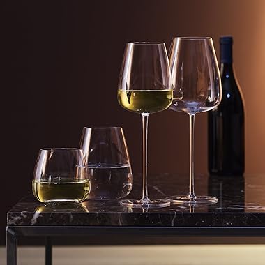 LSA International Culture Stemless Wine Glass, One Size, Clear