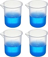 GAQWOK 4-Pack Reusable Silicone Laundry Detergent Cups - Flexible 100ml Measuring Dispensers for Laundry, Resin Mixing, Chocolate Melting