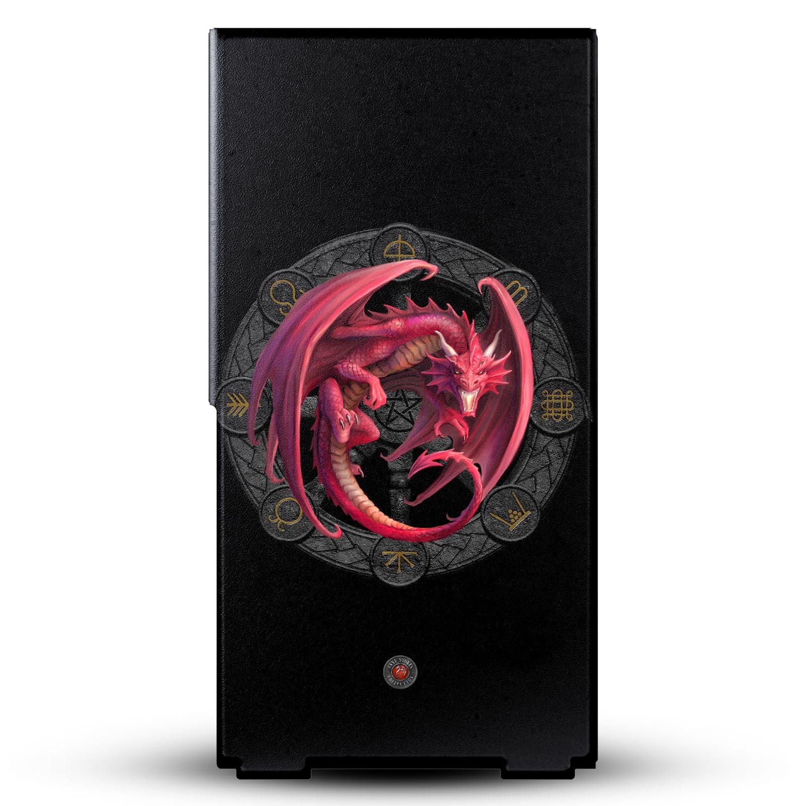 Head Case Designs Offizielle Anne Stokes Lammas Lughnasadh Drachen der Sabbats Spielekonsolen Wickeln kompatibel mit Xbox Series X