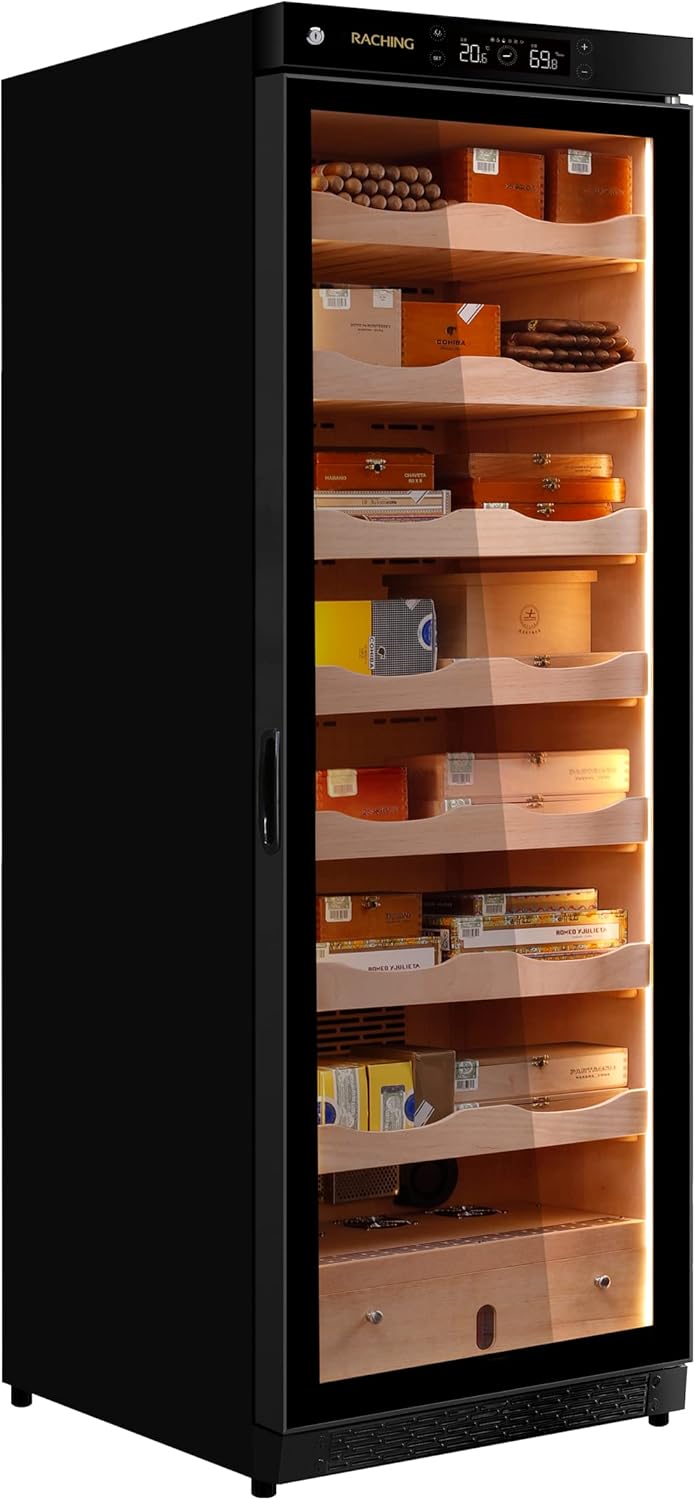 Cigar Climate Control Raching Cigar Humidor for