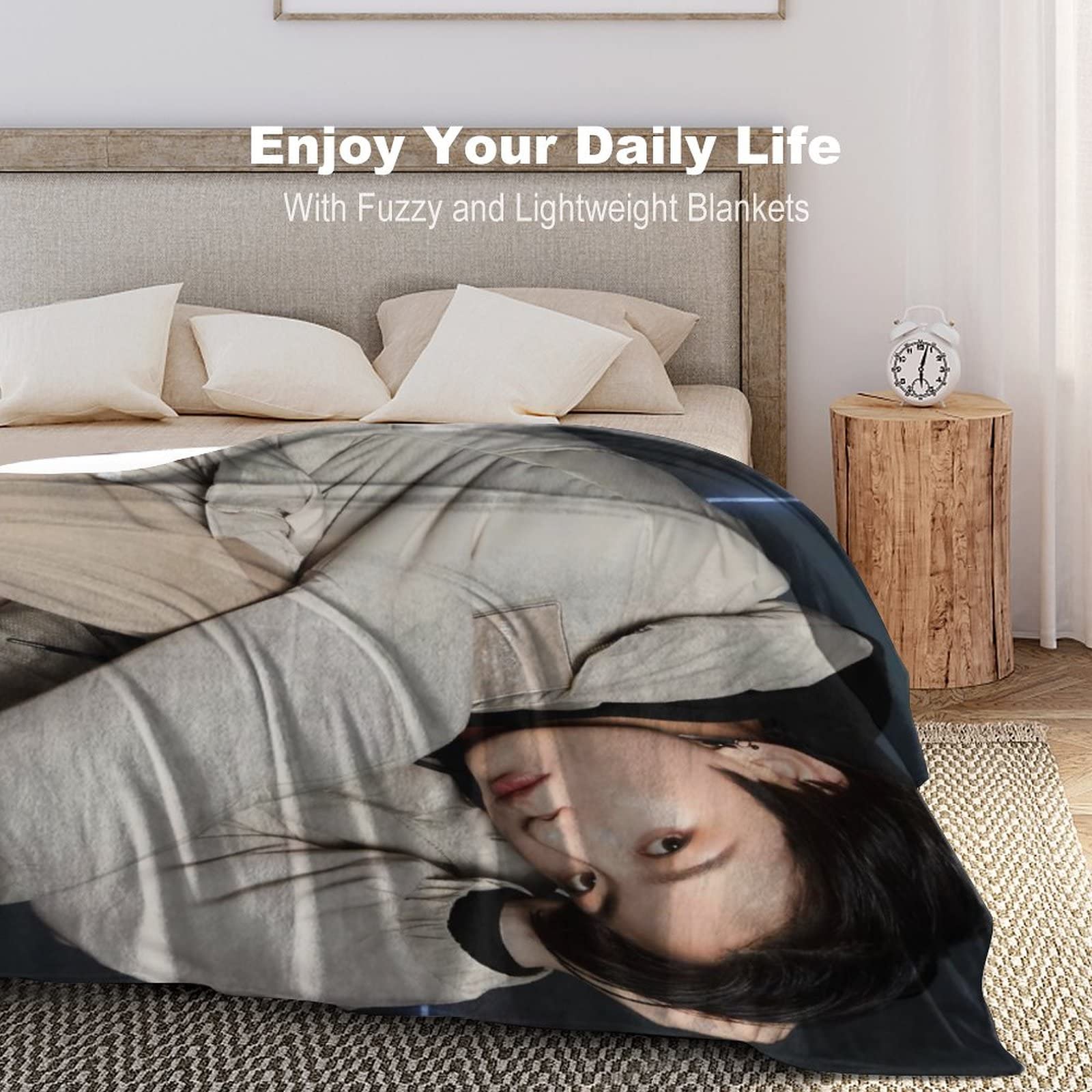 BTS  ジョングクフランネルブランケット　125×100 BTS ジョングクフランネルブランケット 125×100