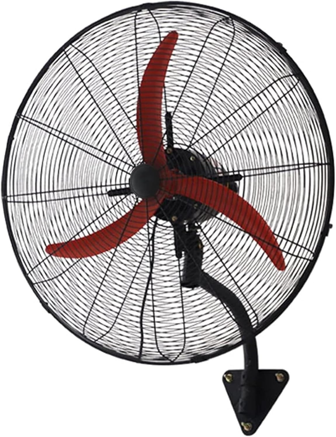 Wall Fan Industrial Commercial Weatherproof Outdoor Fan Double Ball Bearings 3 Speed(68x78cm/26.8x30.7inch)