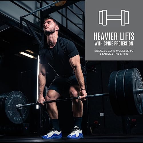 Miniatura 4 de Katamu Premium Leather Lever Weightlifting Belt  Secure Steel Lever, Powerlifting Support for Deadlifts, Squats & Heavy Lifts