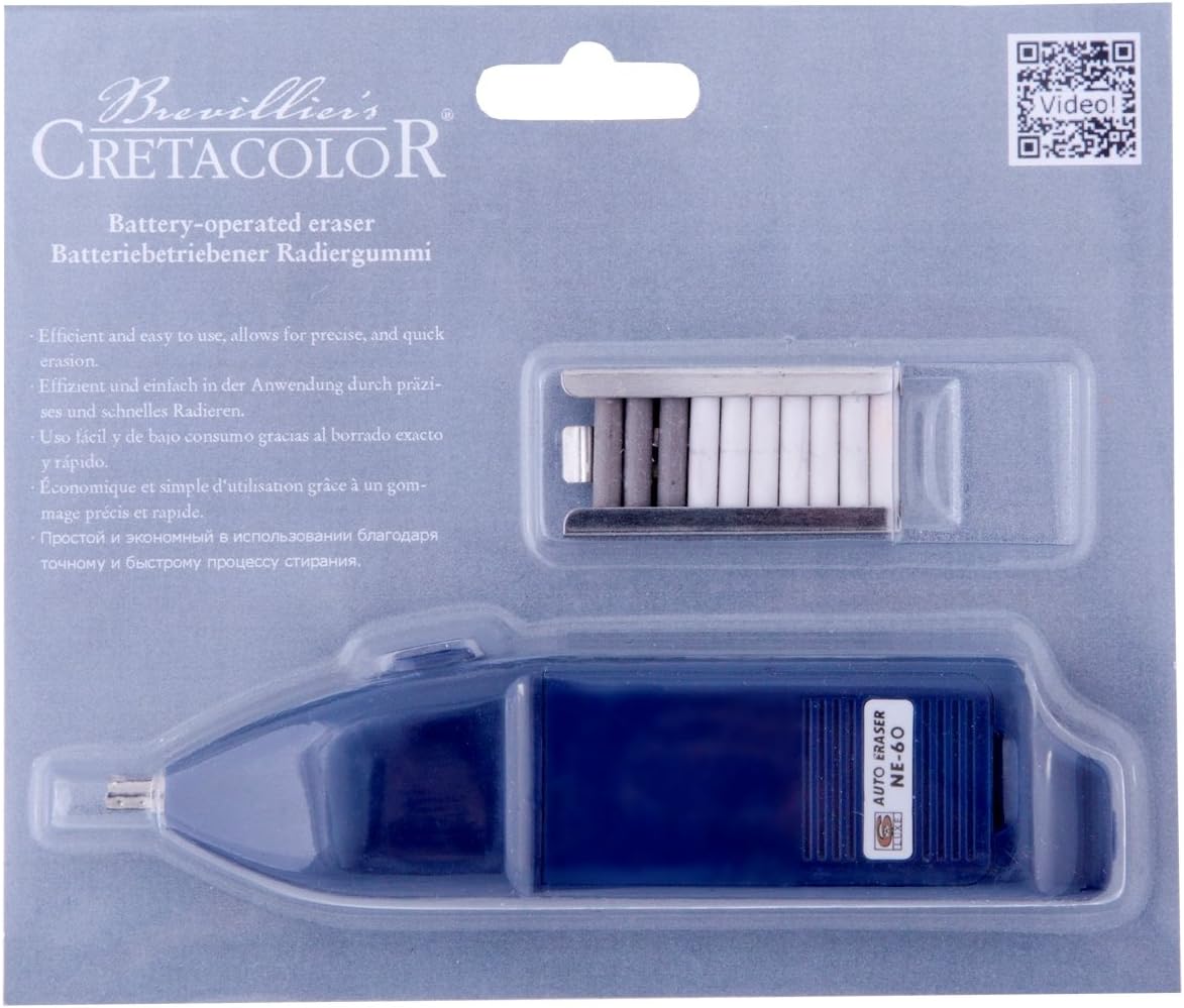 Cretacolor BatteryOperated Eraser & Refills, None Office