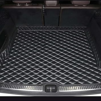 Car Cargo Liners for Lexus LS 500 2018-2022, Leather Waterproof Antislip Rear Trunk All Weather Protector Mats Cargo Tray Luggage Pad Interior Styling Accessories,Black