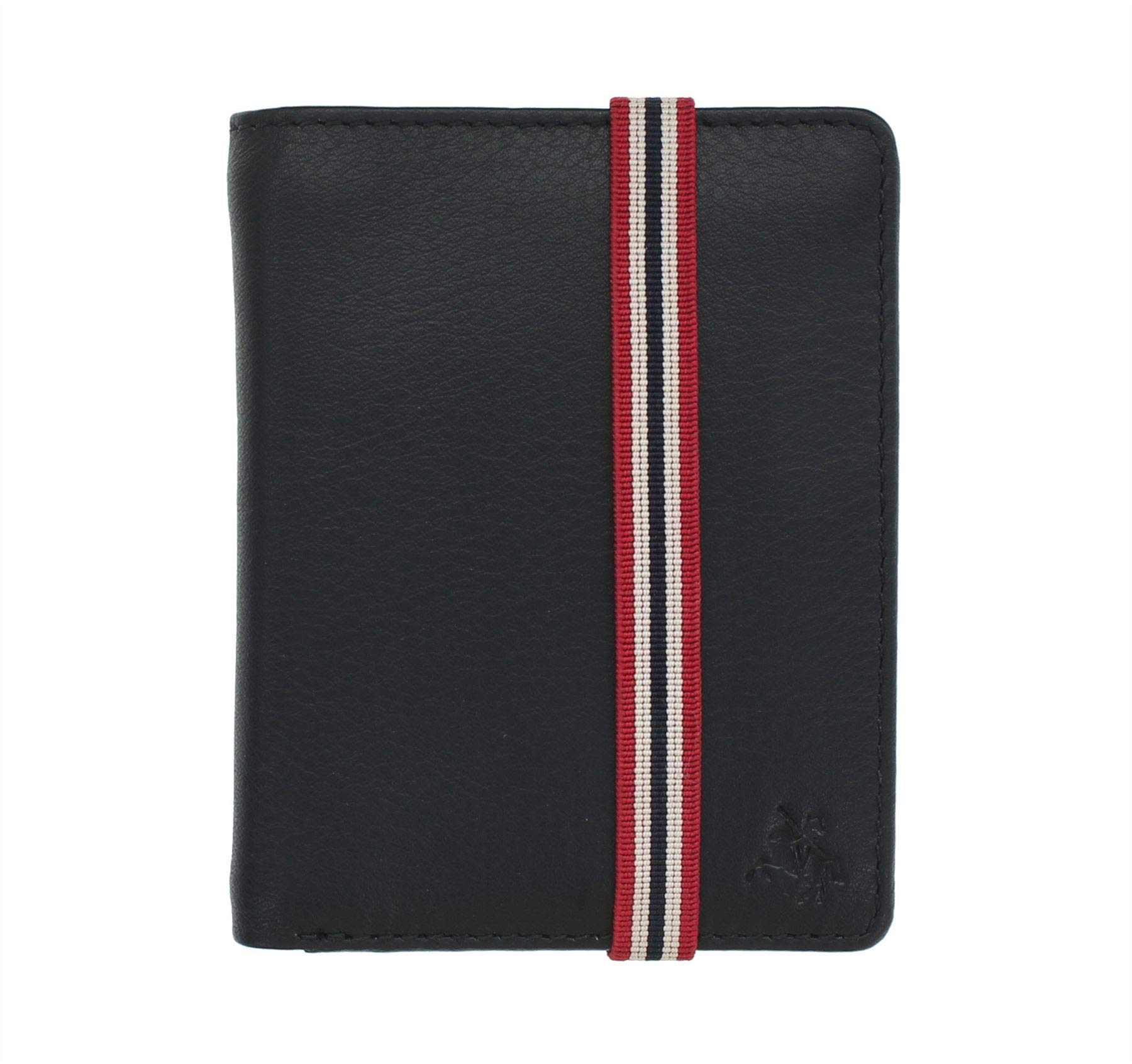 Gents Leather Bond Collection James Wallet RFID - BBD14 Black/Orange/Red