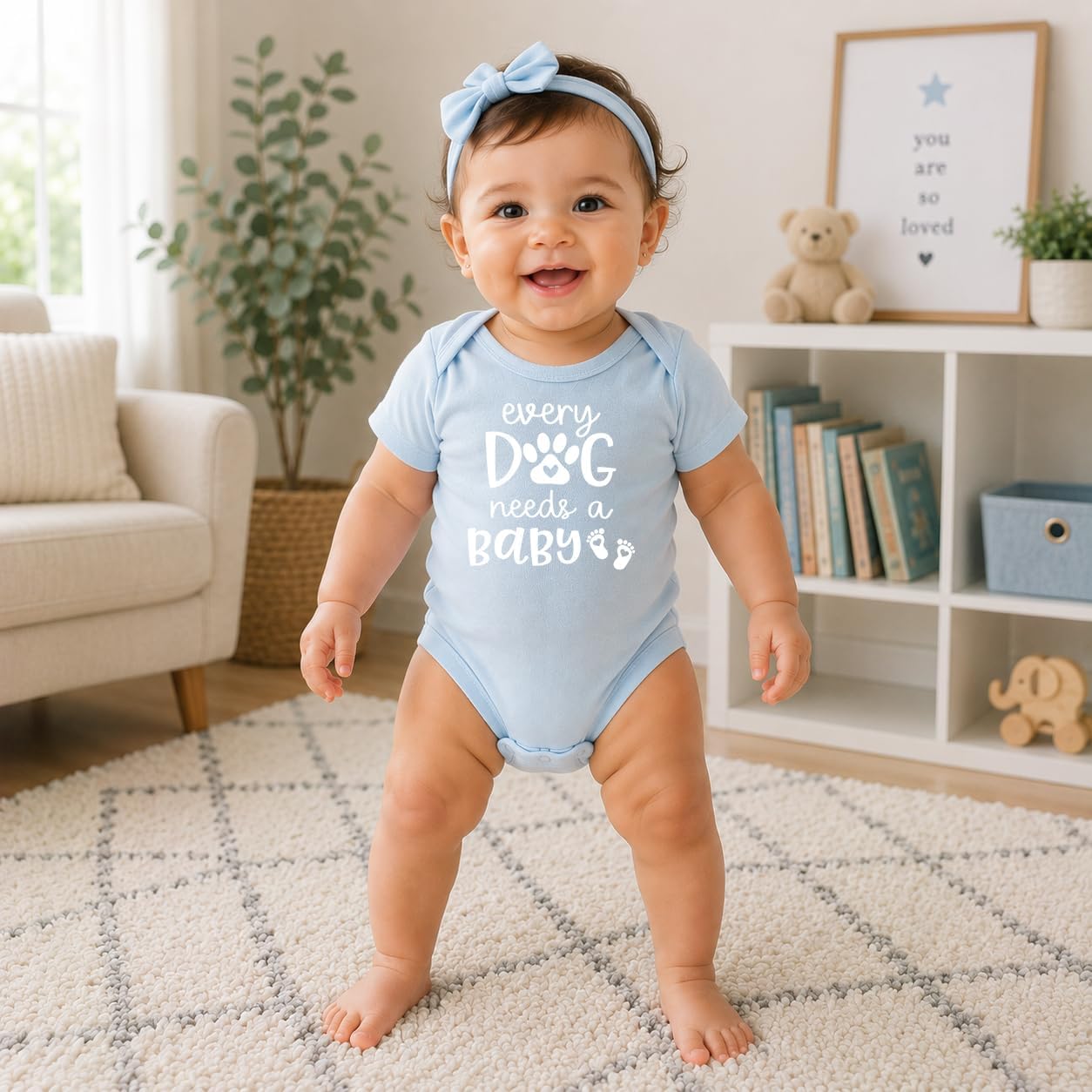 CBTwear Every Dog Needs a Baby Funny Family Pet Baby Bodysuit