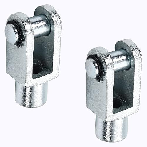 Miniatura 9 de Aicosineg Horquilla de cilindro y junta en Y M20 x 0.79 pulgadas, rosca hembra, conector Y de cilindro de aire de 3.82 pulgadas de longitud, extremo