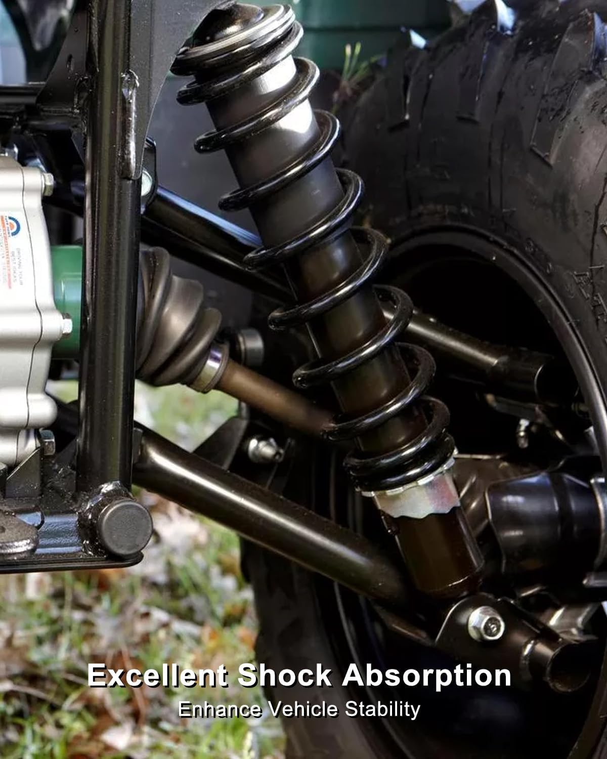 2 Pack AM130448 Front Shock Absorber Suspension Kit Fit for John Deere Gator TH TS TX 4X2 & 6X4 Turf Diesel Trail Worksite Military, Replace AM130448
