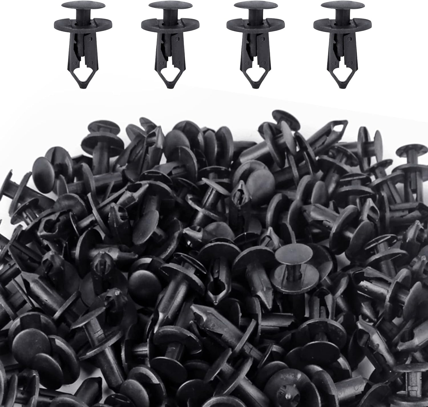 UNIGT 120 Pcs Fastener Rivets Replace 6503598 Compatible with 2007-2020 Jeep Wrangler JK JL & Unlimited Grill Grille Bumper Body Plastic Retainer Clips