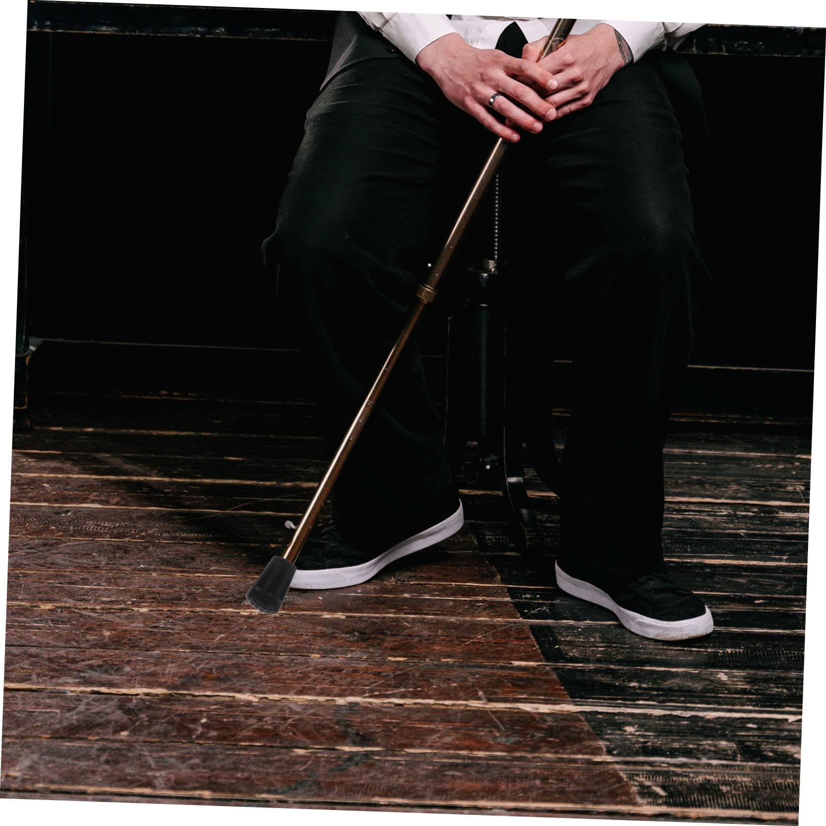 Gogogmee Hiking Pole Foot Pack Trekking Poles Tips Skid-Resistant Cane Foot Pads for Walking Stick Replacement