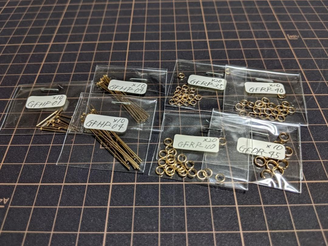 14KGF Tピン 丸カン パーツセット 14KGF