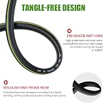 Garden Hose 100 ft, Non-Expandable Flexible Water Hose, 150PSI Kink-Resistant Durable high Burst Strength Hoses, Leakproof Hose Male to Female Fittings