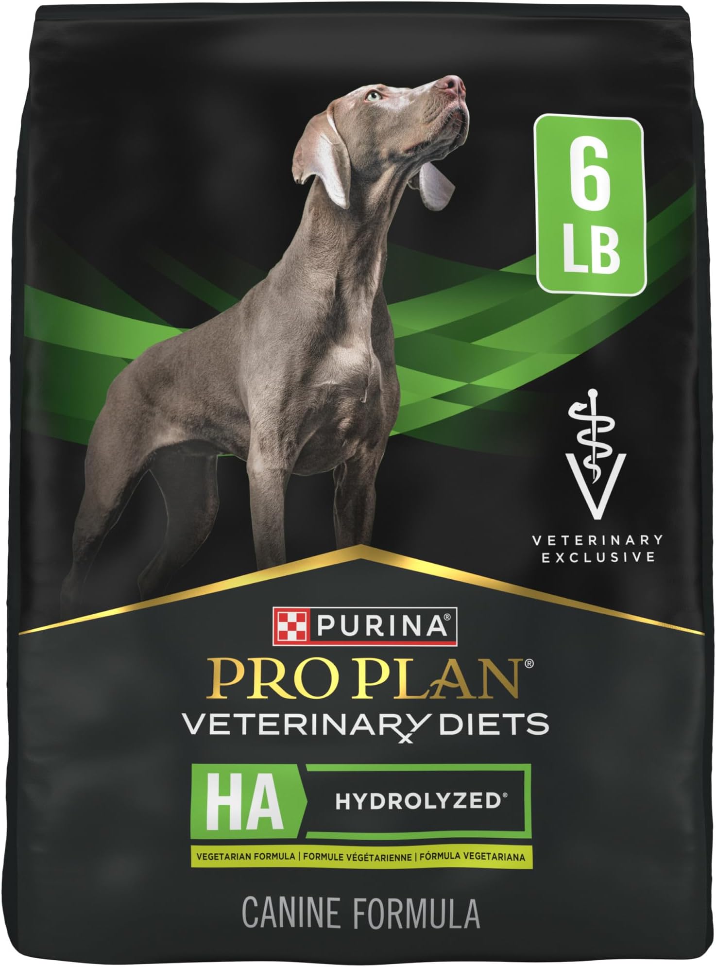 Purina HA Hydrolyzed Protein Dog Food Dry Vegetarian Formula - 6 lb. Bag
