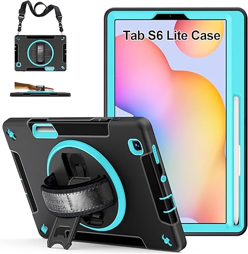 Funda para Galaxy Tab S6 Lite TPU de grado militar a prueba de golpes para tableta Samsung Galaxy S6 Lite de 10.4 pulgadas 20222020