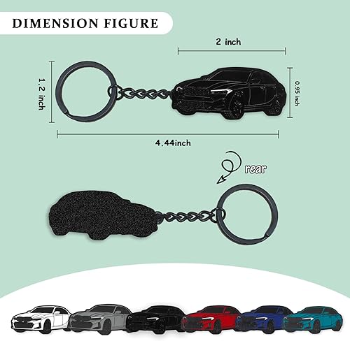 Miniatura 2 de Llavero para BMW M3, accesorios para BMW M3 2019 2022, para BMW M3 320i 328i 328d 330i 330e 335i 340i BMW-3 Series