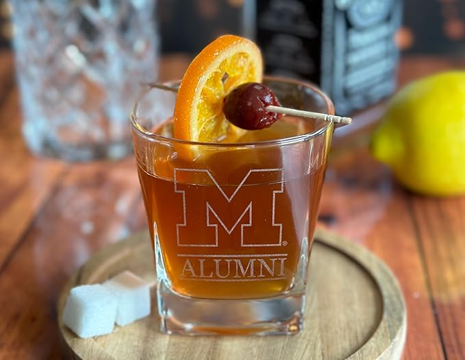 Vaso de Whisky Grabado University of Southern Indiana 8 oz - R and R Imports miniatura 4