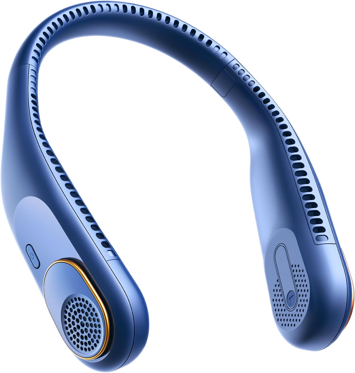 SWEETFULL Portable Neck Fan: 5200mAh Bladeless Personal Fan | 4 Speeds, 20H Max Runtime, No Hair Twist Quiet Wearable Fan for Travel | Birthday Gifts for Men Women Mom Dad