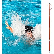 Rescue Pool Pole,Professional Emergency Rescue Pole for Drowning Victims-Telescopic Fibreglass with Luminous Reflective Safety Hook for Effective Water Rescue and Pool Safety