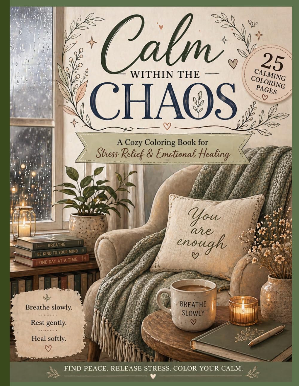 Calm Within The Chaos: Advanced Color Book