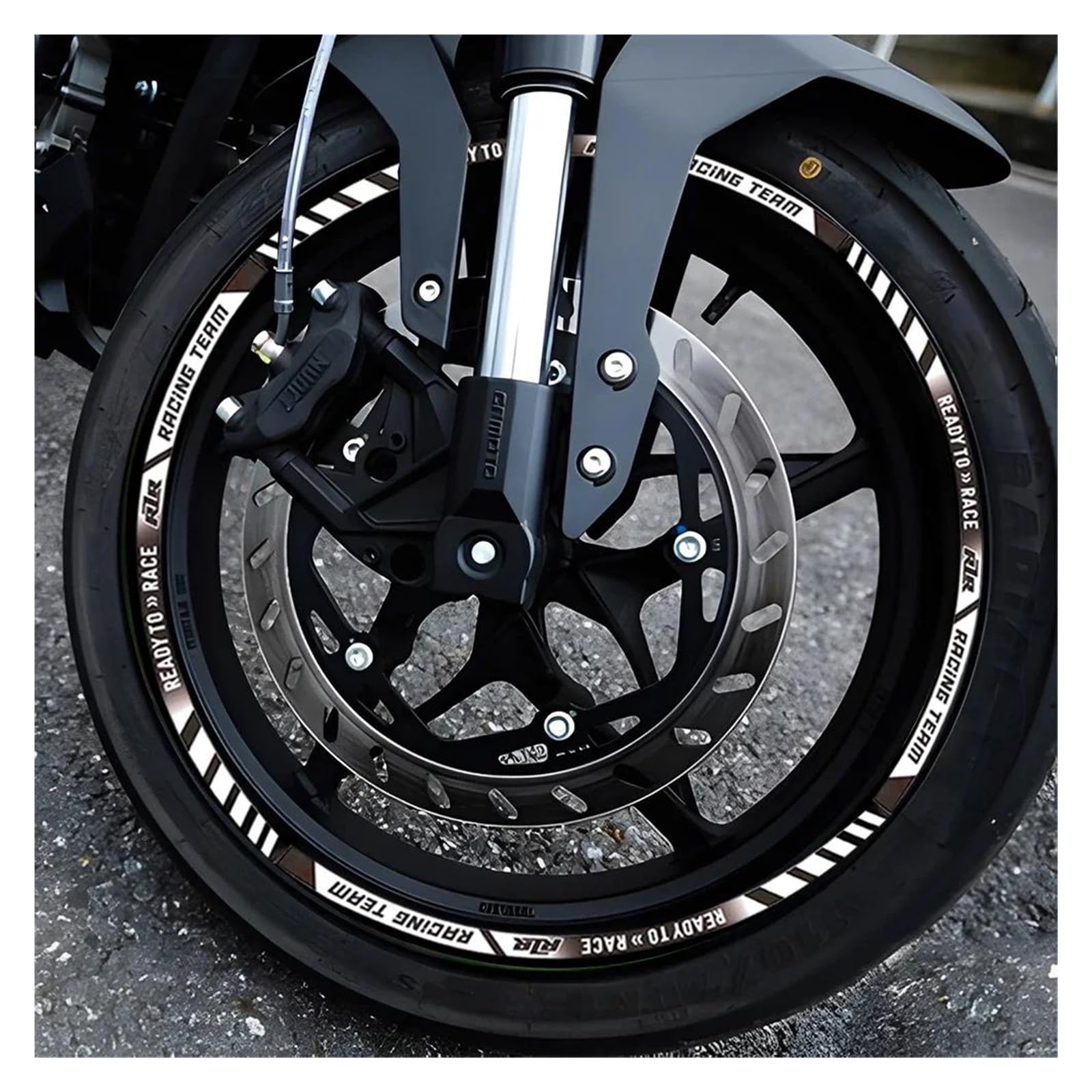 BIKE-label Felgenbett-Aufkleber Für KTM 790 Duke & Adventure 790078 | Individueller Felgendeko-Satz | UV-beständig