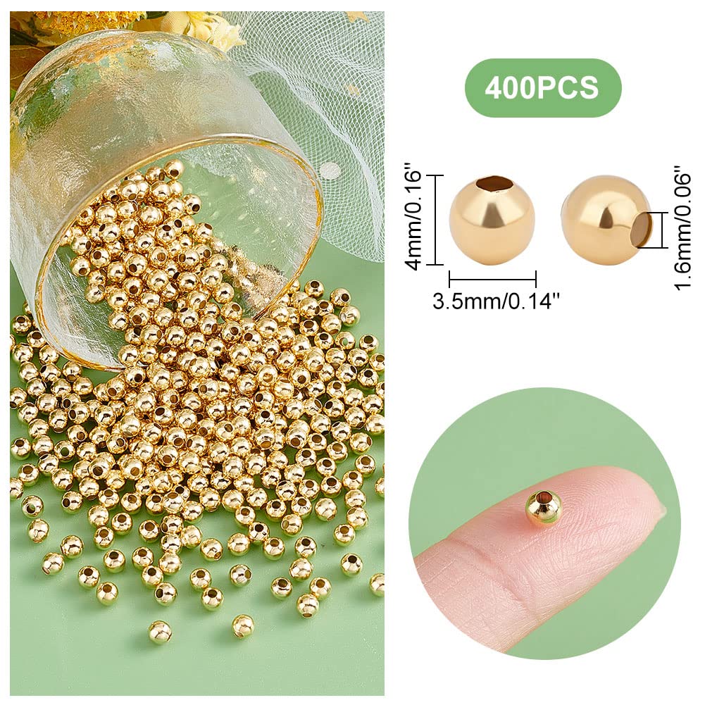 UNICRAFTALE Ongeveer 60Pcs 2 Kleuren Rvs Spacer Kralen Groot Gat Rondelle Kralen Metalen Losse Kralen Kleine Ronde Naad Kralen voor DIY Armband Ketting Sieraden Maken 6mm
