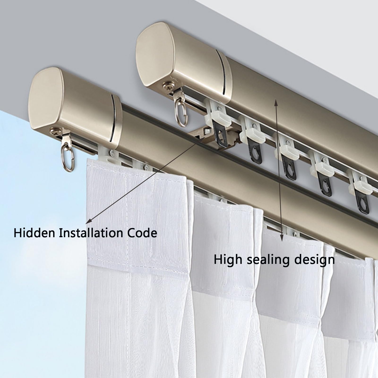 Curtain Rod From Ceiling 2 Shower Curtain Hanging Tips: Double Rods,