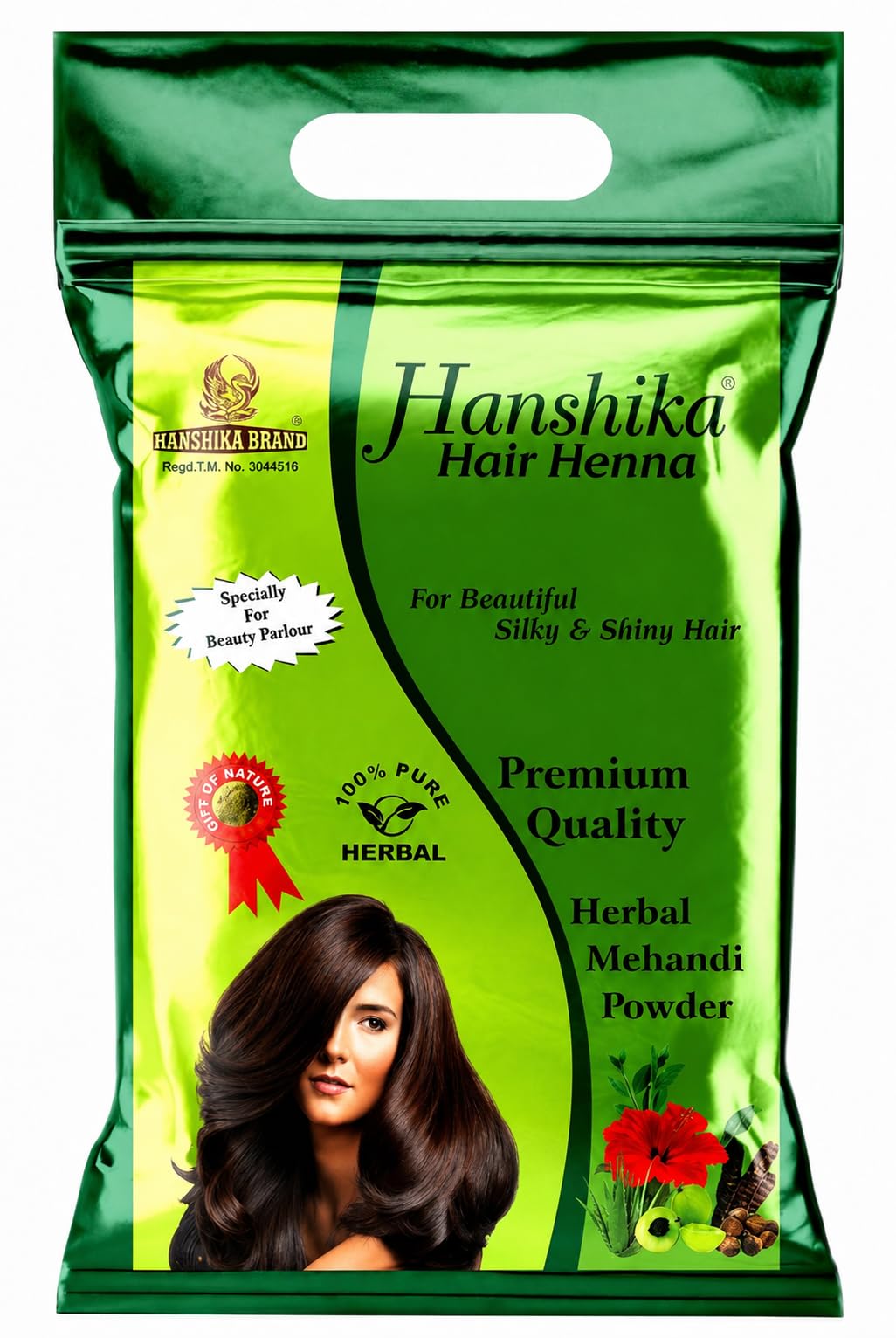 Hanshika Hair Henna Herbal Mehandi Powder for Silky & Shiny Hair pack of 1 | 100% Pure Herbal, Natural Hair Colour, Salon Use, Gift of Nature, Chemical-Free Formula-image-18