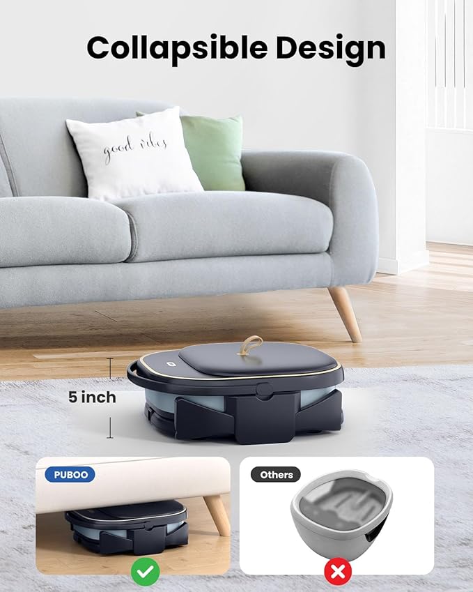 Puboo Spa de Pies Plegable con Calor y Masaje miniatura 5