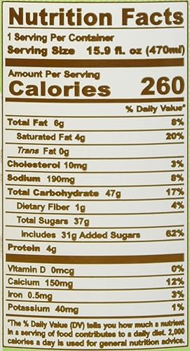 Miniatura 7 de O's Bubble Bebida de té de burbujas enlatte de Boba Gummy con perlas masticables de Boba (Konjac), mezcla de leche entera al 22%, 15.9 fl oz (15.9