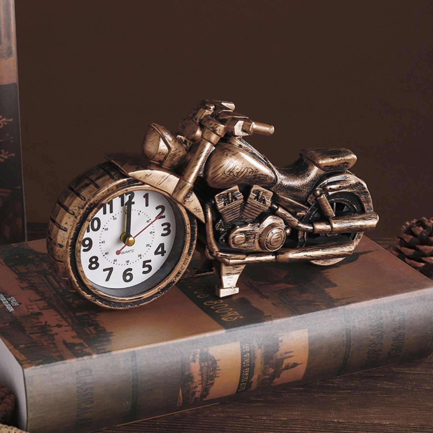 See full amazon price history chart for FunBlast Alarm Clock for Heavy Sleepers – Bike Shaped Retro Clock, Stylish Analog Table/Desk Alarm Clock for Students, Table Clock for Bedroom, Living Room, Office, Return Gifts (Brown) FunBlast Alarm Clock for Heavy Sleepers – Bike Shaped Retro Clock, Stylish Analog Table/Desk Alarm Clock for Students, Table Clock for Bedroom, Living Room, Office, Return Gifts (Brown) (B0DC3TF2W5) Amazon Price History, Amazon Price Tracker