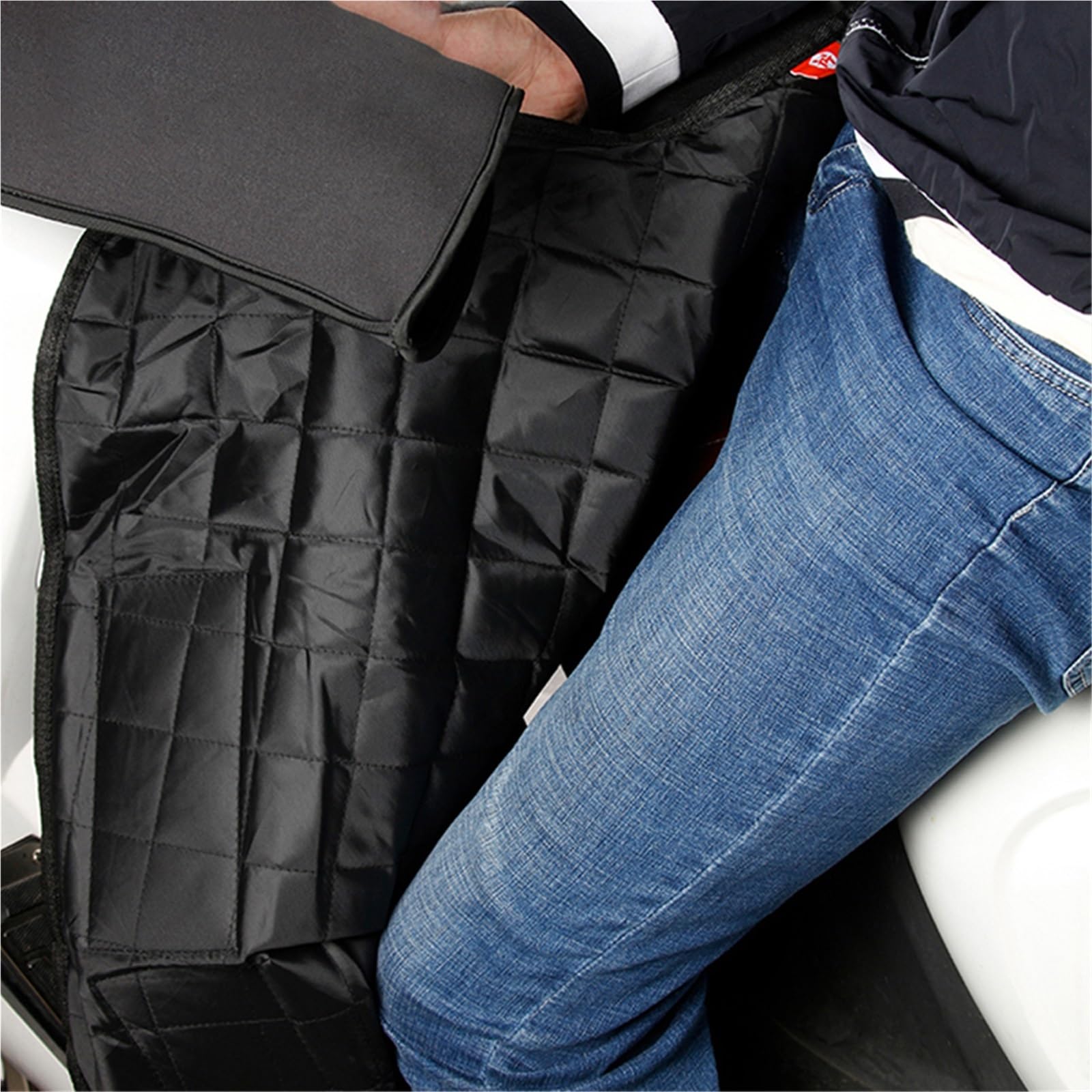 Roller Beinschutz Winddicht Winter-Thermo-Steppdecke, Roller-Reiten, Kurze Matten, Knie-Decke, Wärmer, Winddicht, Wasserabweisend, Winter-Steppdecke, Motorrad-Zubehör