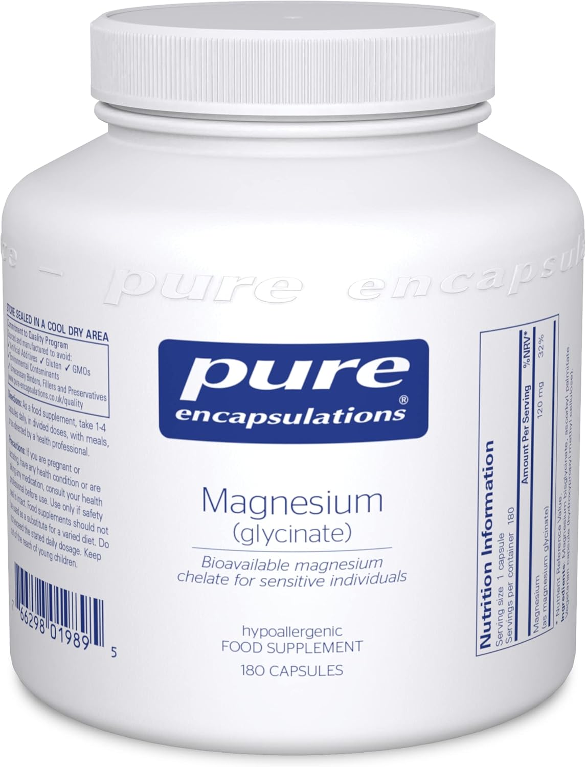 pure encapsulations magnesium glycinate