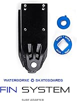 Vista 4 de WATERBORNE SKATEBOARDS - Adaptador de surf y riel para surfskate que se adapta a cualquier tabla, deslízate y navega como una tabla de surf