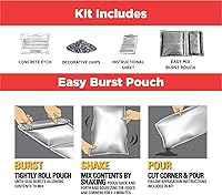 Vista 7 de Rust-Oleum 327081 EPOXYSHIELD - Kit de revestimiento de suelo de garaje, 1 coche, gris oscuro brillante