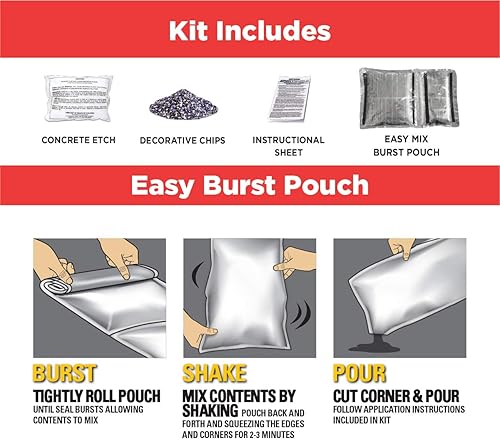 Miniatura 7 de Rust-Oleum 251965 EPOXYSHIELD - Revestimiento para el suelo de cochera, kit para el espacio de 1 automóvil, color gris