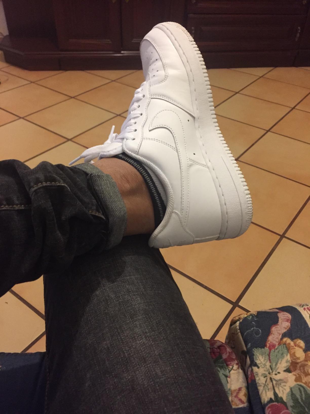  Air Jordans  1 Low  ' Triple White ' 553558-112 photo review