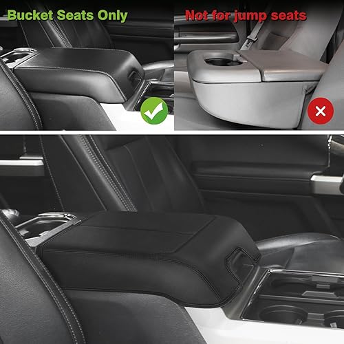 Miniatura 40 de Muslogy Funda de consola central compatible con Honda Pilot 2023 2024 2025, 2024 2025 2026 Ridgeline/Passport Accesorios para apoyabrazos, tapa