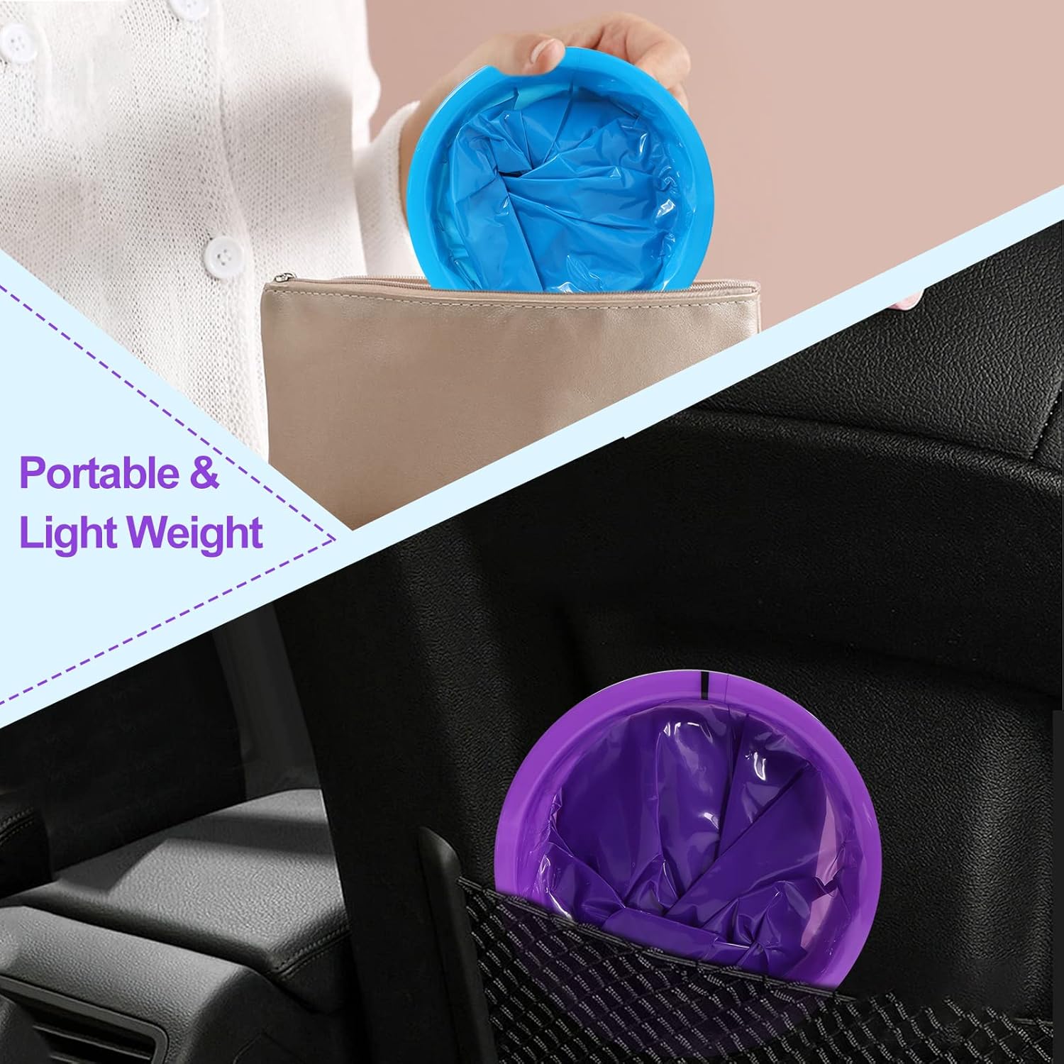Vomit Bags,50 Pack Emesis Bags Disposable Barf Bags,1000ml Leak Resistant Puke Bags,Portable Throw Up Bags Nausea Bags for Travel Motion Sickness Taxi Aircraft Car Sickness Bag,Pregnancy,Kids,5 Colors
