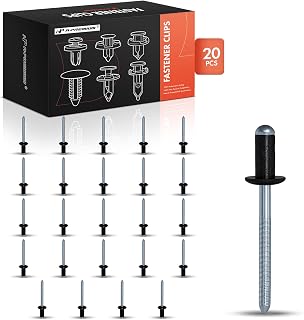 A-Premium 20 PCS Quarter Panel Fuel Lid Gas Door Blind Rivet Car Retainer Fastener Push Pin Clips Compatible with Toyota Lexus Scion - Camry RAV4 Corolla Tacoma Highlander Tundra Sienna 4Runner RX330