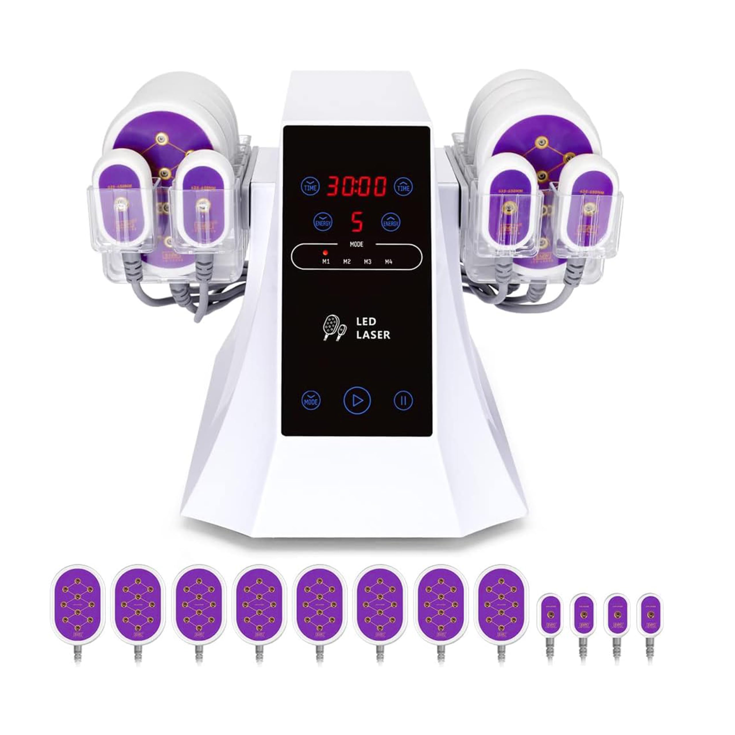 Body Shaping Massager 12 Pad Light Care Pad Gerät für Anti-Cellulite-Beauty-Maschine Elitzia ET1210J