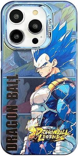 VCLUST Para iPhone 15 PRO MAX Cubierta de teléfono de anime de dibujos animados de moda anti-caída absorción de choque coloreado caso plateado