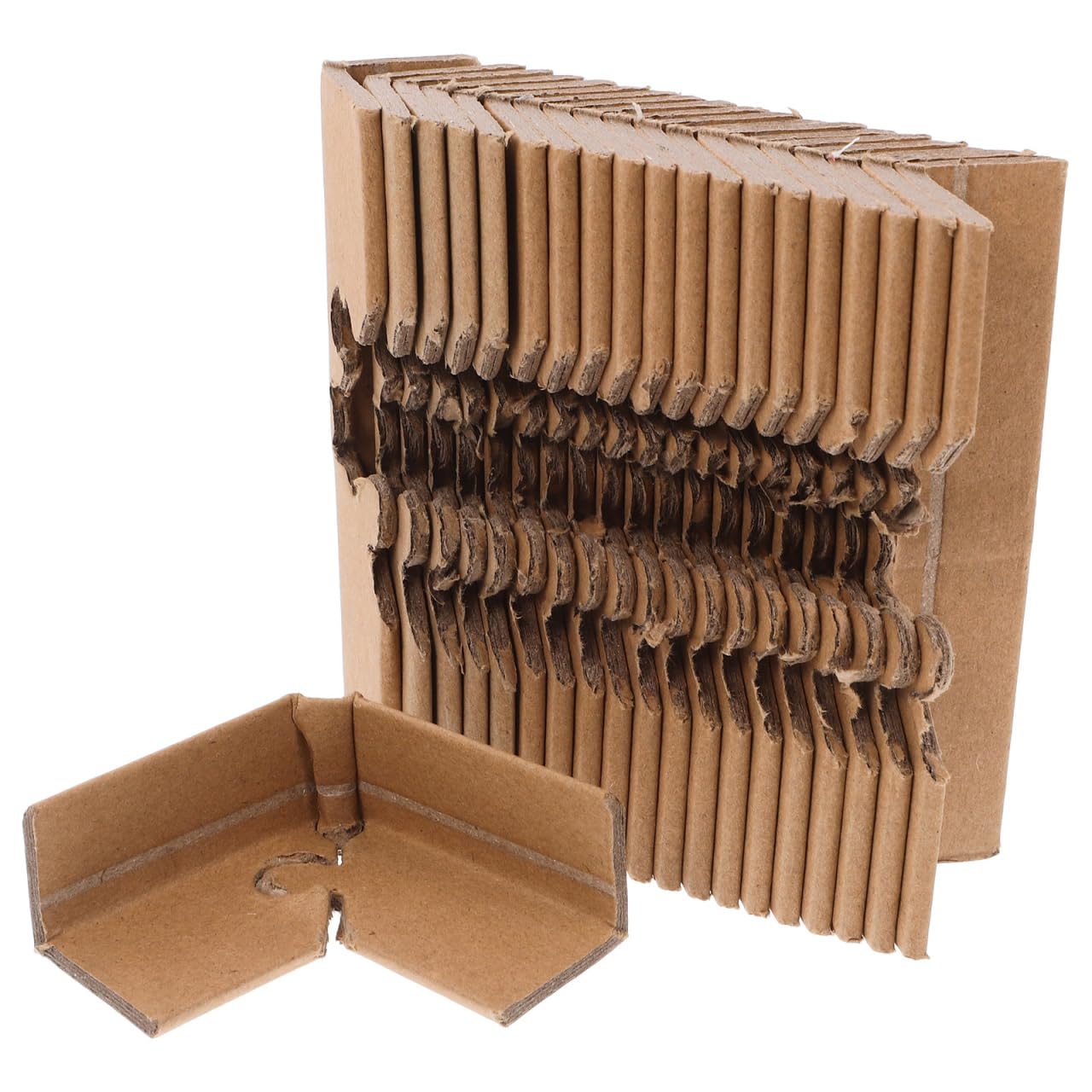 ABOOFAN Lot de 50 protections d'angle en papier de 4 mm pour cartons et meubles - Réutilisables - Pour expédition et déménagement
