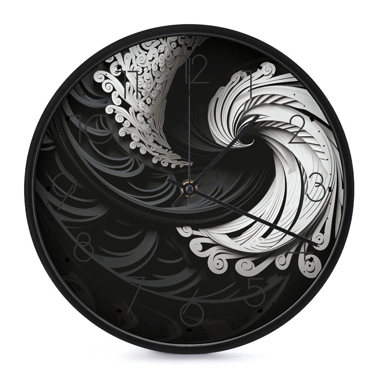 Horloge murale silencieuse pour chambre afin de dormir sans tic-tac