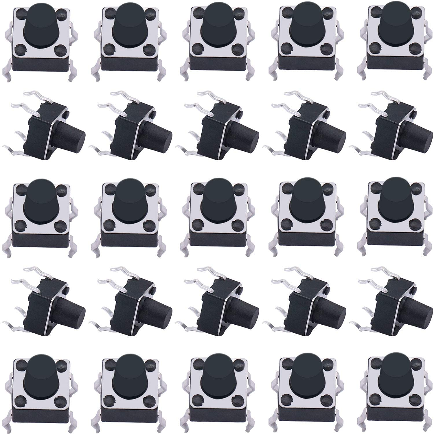 EJ.life Interrupteur à Bouton Poussoir Tactile Micro-interrupteur